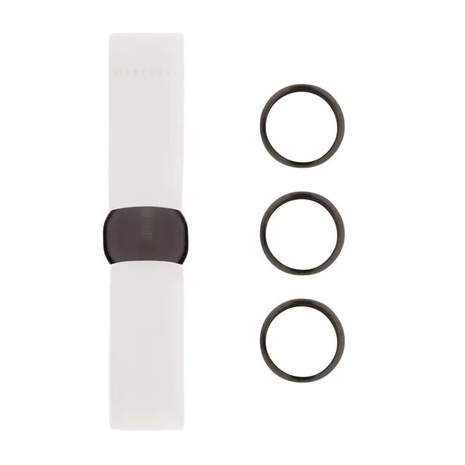 ARGOLA PARA GUARDANAPO CONJUNTO COM 4 PEÇAS UNION - ONIX - Foto 1