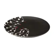 PRATO SOBREMESA ANTI-HESITAÇÃO - PRETO/VERMELHO - Foto 2