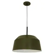 LUMINÁRIA DE TETO HAT - MUSGO/PRETO - Foto 1