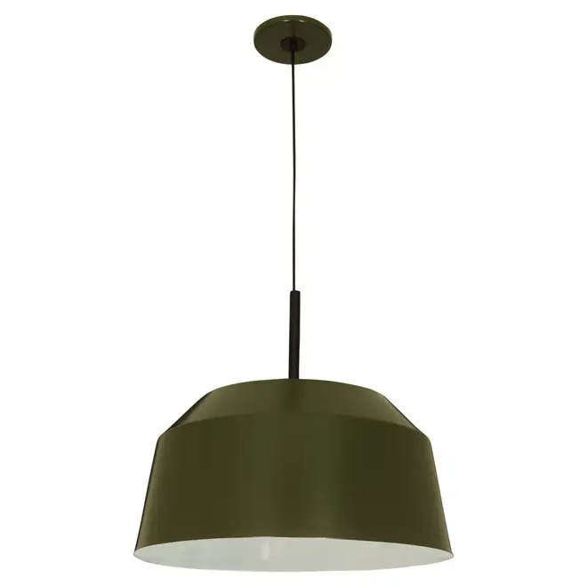 LUMINÁRIA DE TETO HAT - MUSGO/PRETO - Foto 1