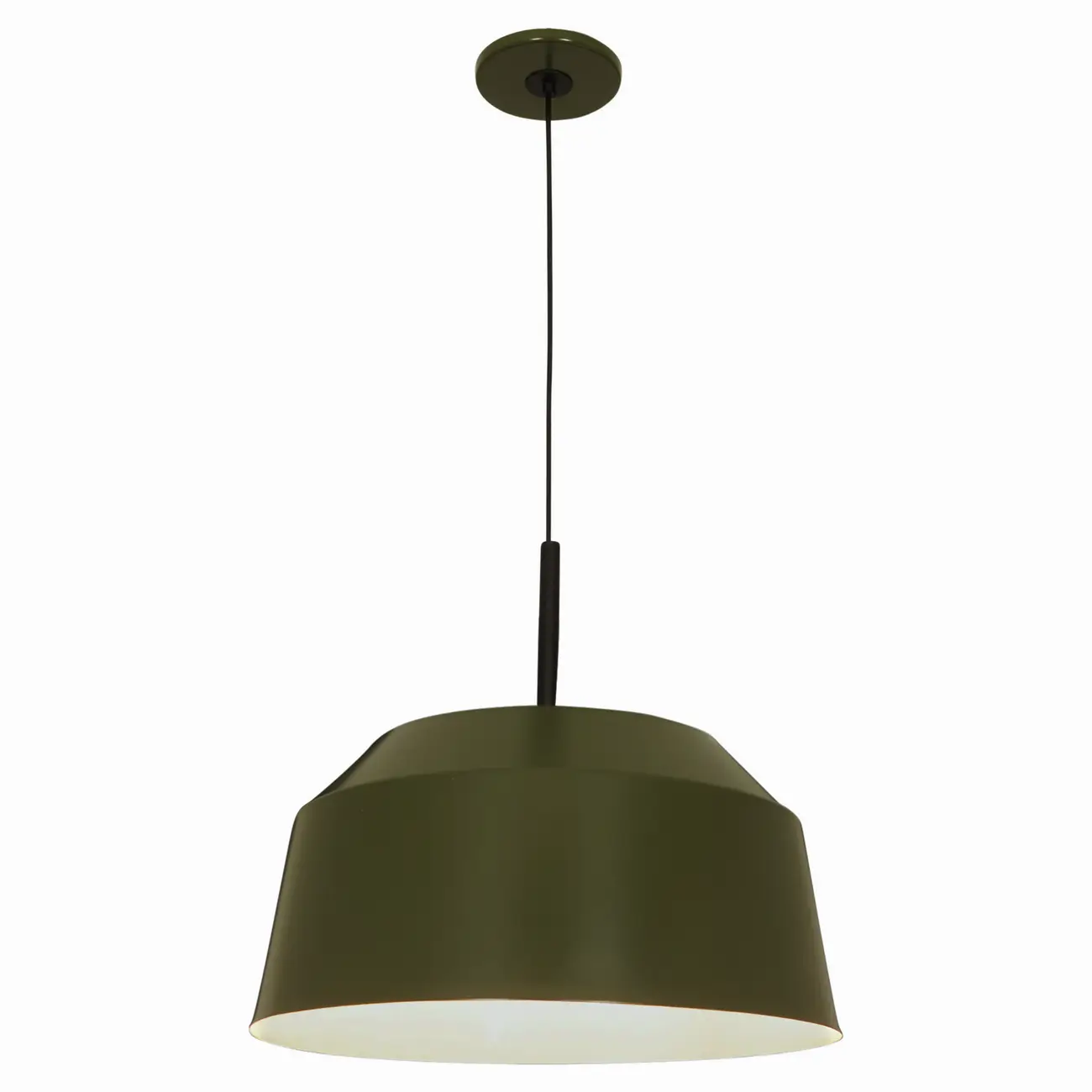 LUMINÁRIA DE TETO HAT - MUSGO/PRETO - Foto 2