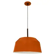 LUMINÁRIA DE TETO HAT - TERRACOTA/PRETO - Foto 1