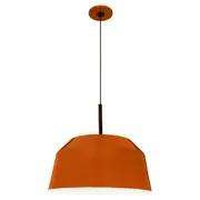 LUMINÁRIA DE TETO HAT - TERRACOTA/PRETO - Foto 2