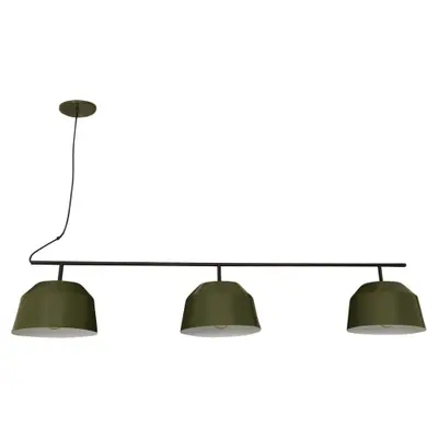LUMINÁRIA DE TETO TRIPLA HAT