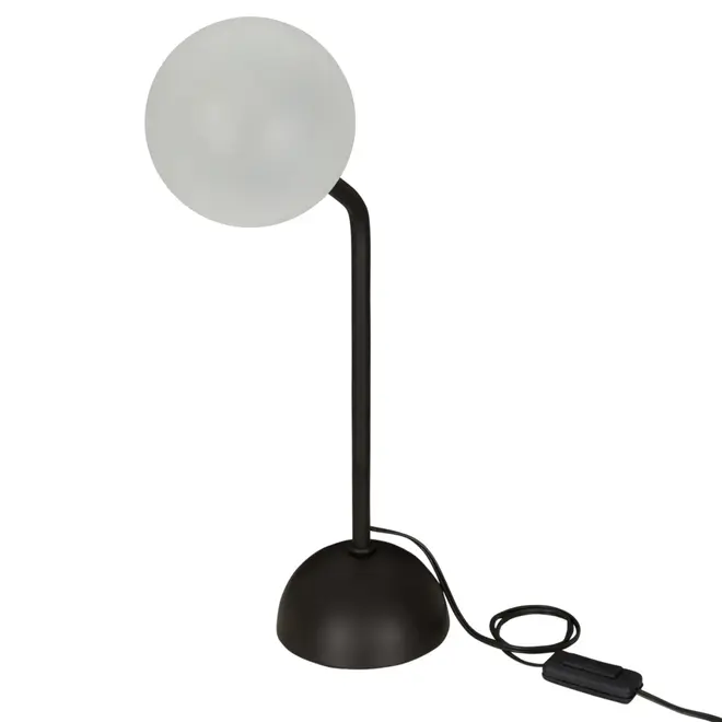 LUMINÁRIA DE MESA BUNCHY - PRETO/FROST - Foto 1