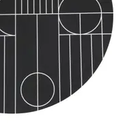 MOUSE PAD ARC FINERY - PRETO/BRANCO - Foto 2