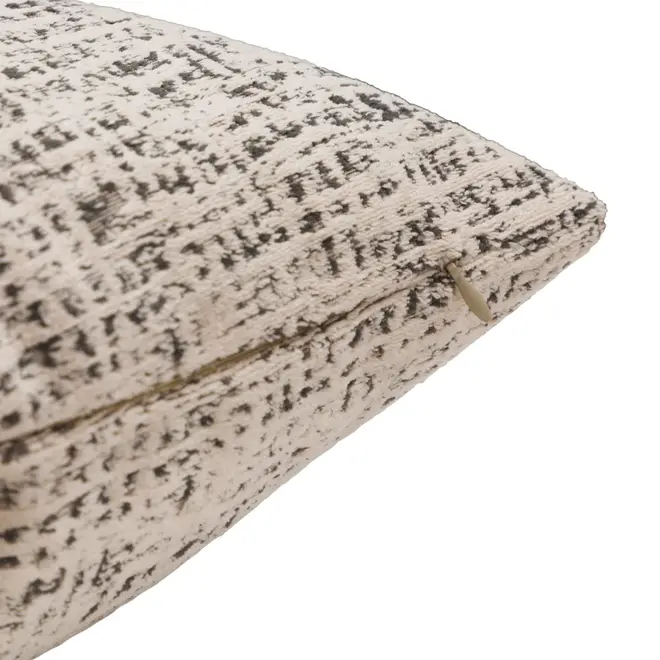 CAPA DE ALMOFADA 45 CM X 45 CM TWEED - KONKRET/CINZA - Foto 3