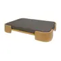 CAMA PARA PET M BEND 55 CM X 40 CM - CARVALHO/CINZA - Foto 2
