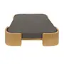 CAMA PARA PET M BEND 55 CM X 40 CM - CARVALHO/CINZA - Foto 3