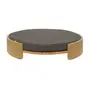CAMA PARA PET REDONDO 50 CM M BEND - CARVALHO/CINZA - Foto 1