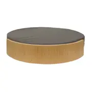 CAMA PARA PET REDONDO 50 CM M BEND - CARVALHO/CINZA - Foto 3