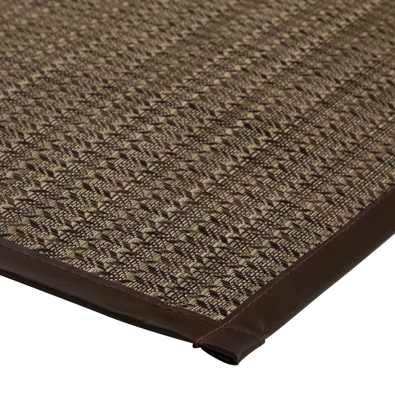 TAPETE 45 CM X 1,20 M BAUCHI - MARROM/PRETO - Foto 3