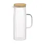 JARRA 1,1 L STRICES - INCOLOR/BAMBU - Foto 1