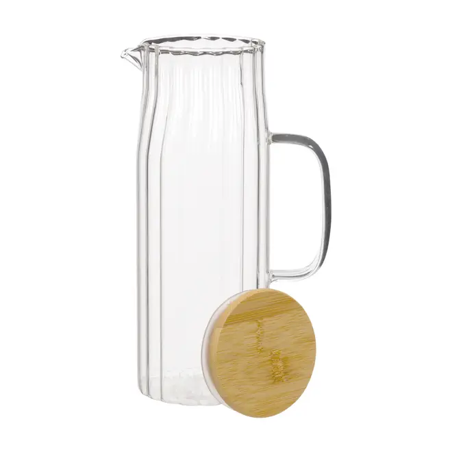 JARRA 1,1 L STRICES - INCOLOR/BAMBU - Foto 2