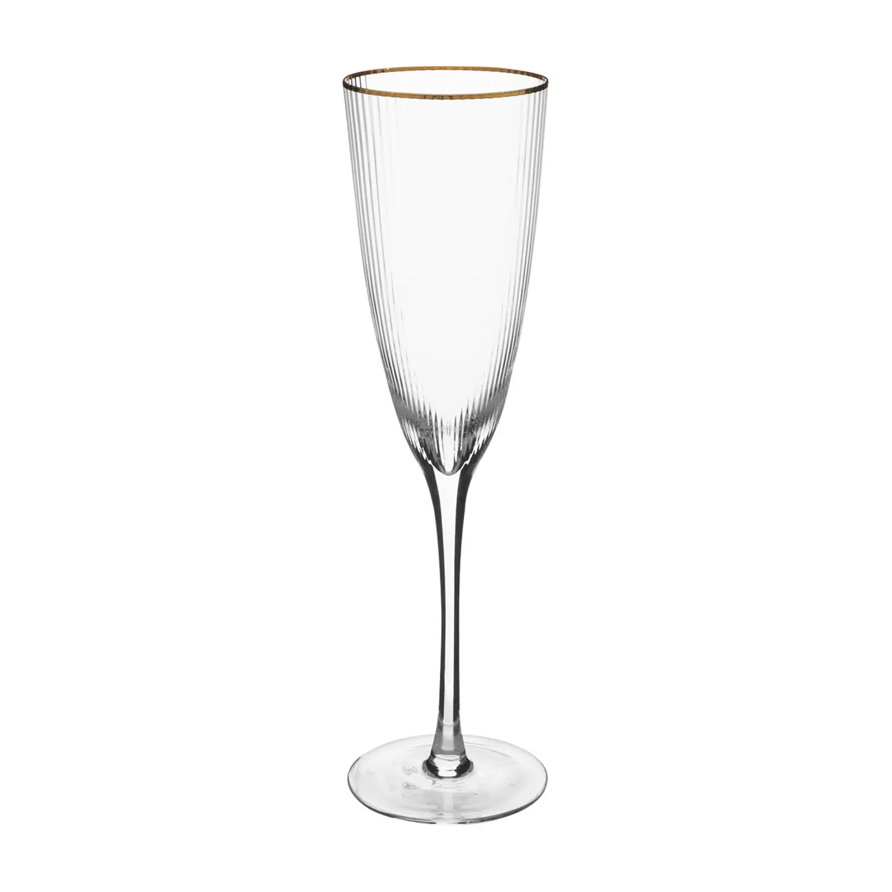 RUTILO DOURADO TAÇA CHAMPANHE 300 ML - INCOLOR/DOURADO - Foto 1