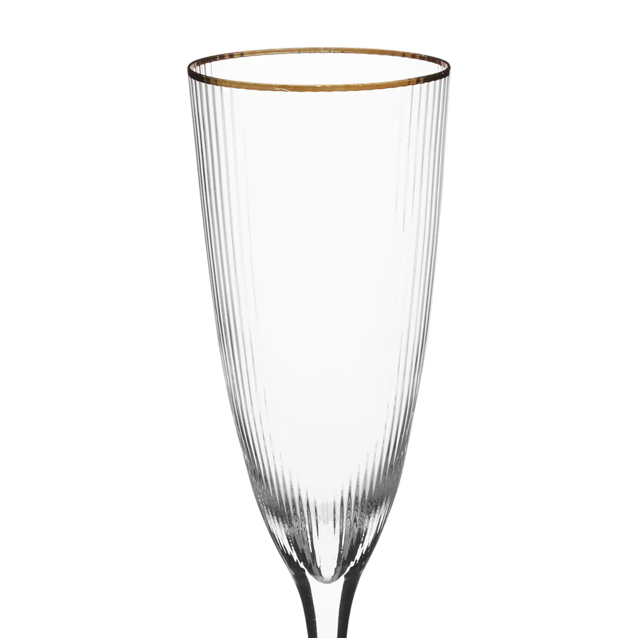 RUTILO DOURADO TAÇA CHAMPANHE 300 ML - INCOLOR/DOURADO - Foto 2