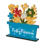 FLOREIRA ADORNO 22 CM CHOCO CHITA - AZUL/MULTICOR - Foto 2