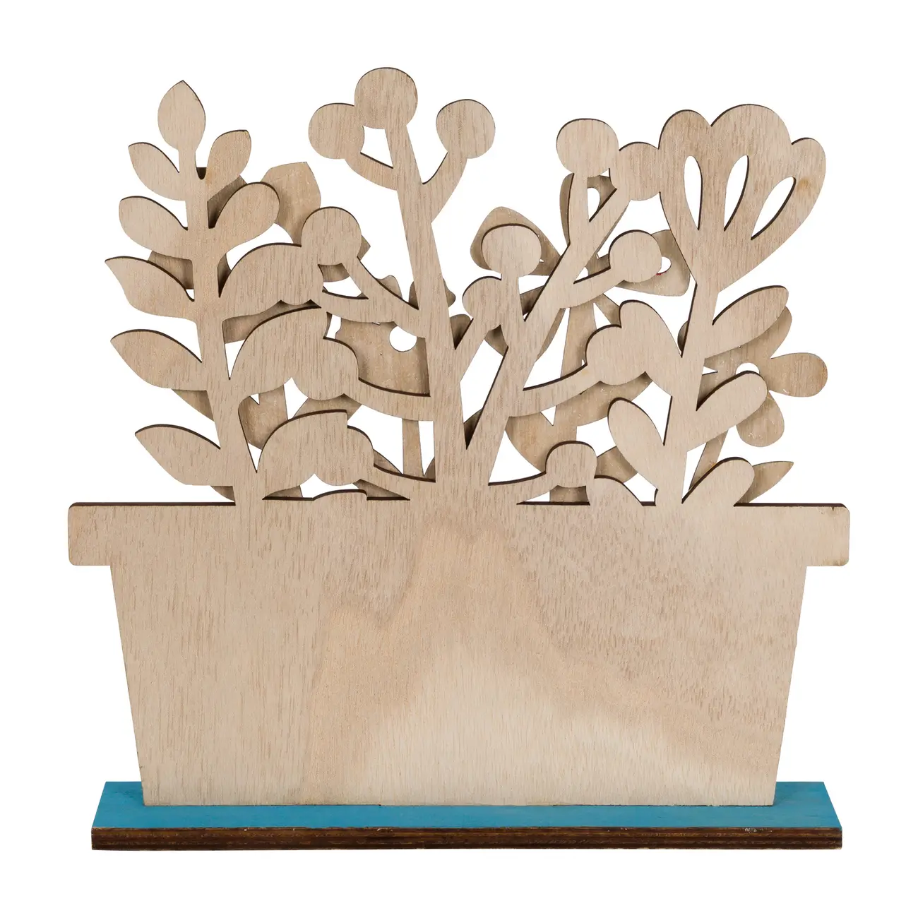 FLOREIRA ADORNO 22 CM CHOCO CHITA - AZUL/MULTICOR - Foto 5