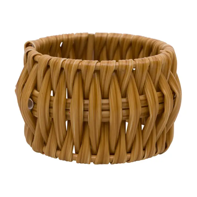 ARGOLA PARA GUARDANAPO CONJUNTO COM 4 PEÇAS TAÍBA - LATTE - Foto 2