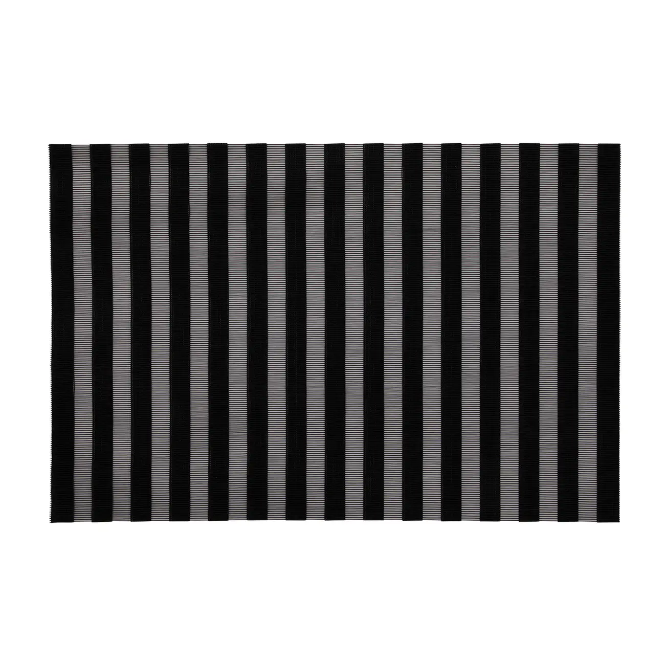 LUGAR AMERICANO 30 CM X 45 CM LISTRIS - PRETO/BRANCO - Foto 1