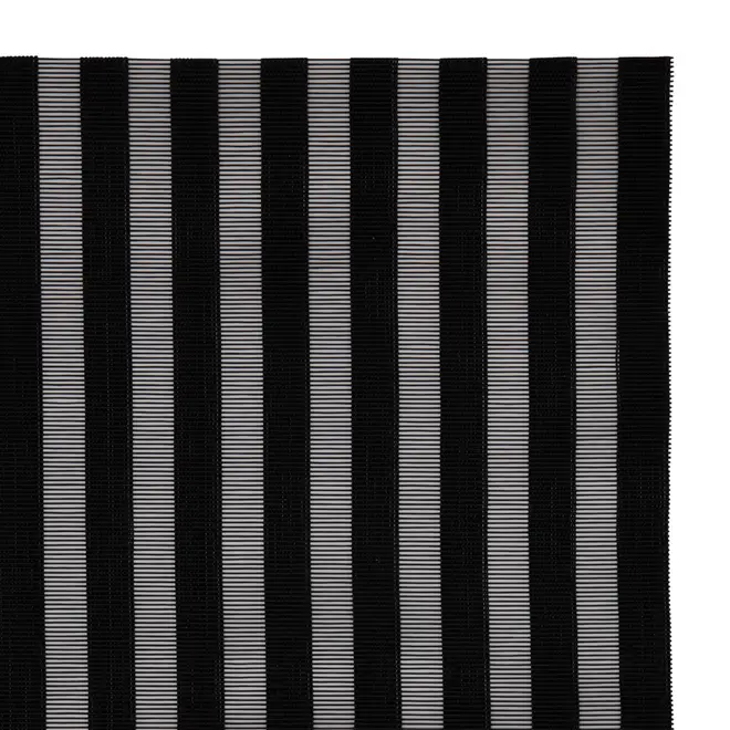 LUGAR AMERICANO 30 CM X 45 CM LISTRIS - PRETO/BRANCO - Foto 2