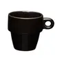 PRETO - XÍCARA CAFÉ EMPILHÁVEL 90 ML STAK