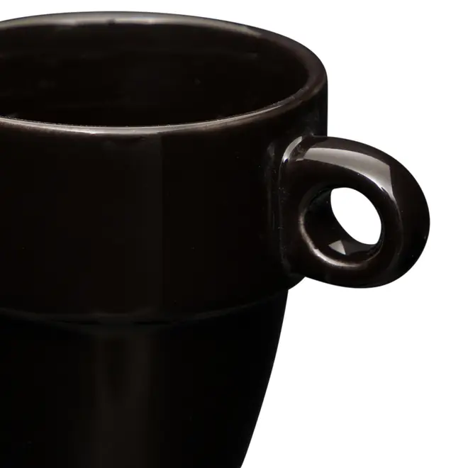 XÍCARA CAFÉ EMPILHÁVEL 90 ML STAK - PRETO - Foto 5