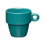 XÍCARA CAFÉ EMPILHÁVEL 90 ML STAK - VERDE ESCARAVELHO - Foto 1