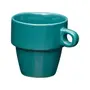 XÍCARA CAFÉ EMPILHÁVEL 90 ML STAK - VERDE ESCARAVELHO - Foto 2