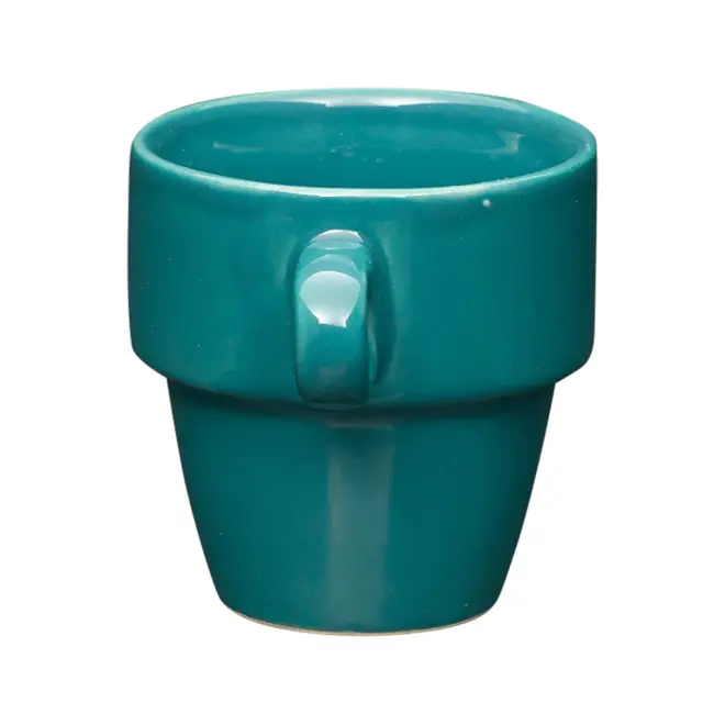 XÍCARA CAFÉ EMPILHÁVEL 90 ML STAK - VERDE ESCARAVELHO - Foto 3