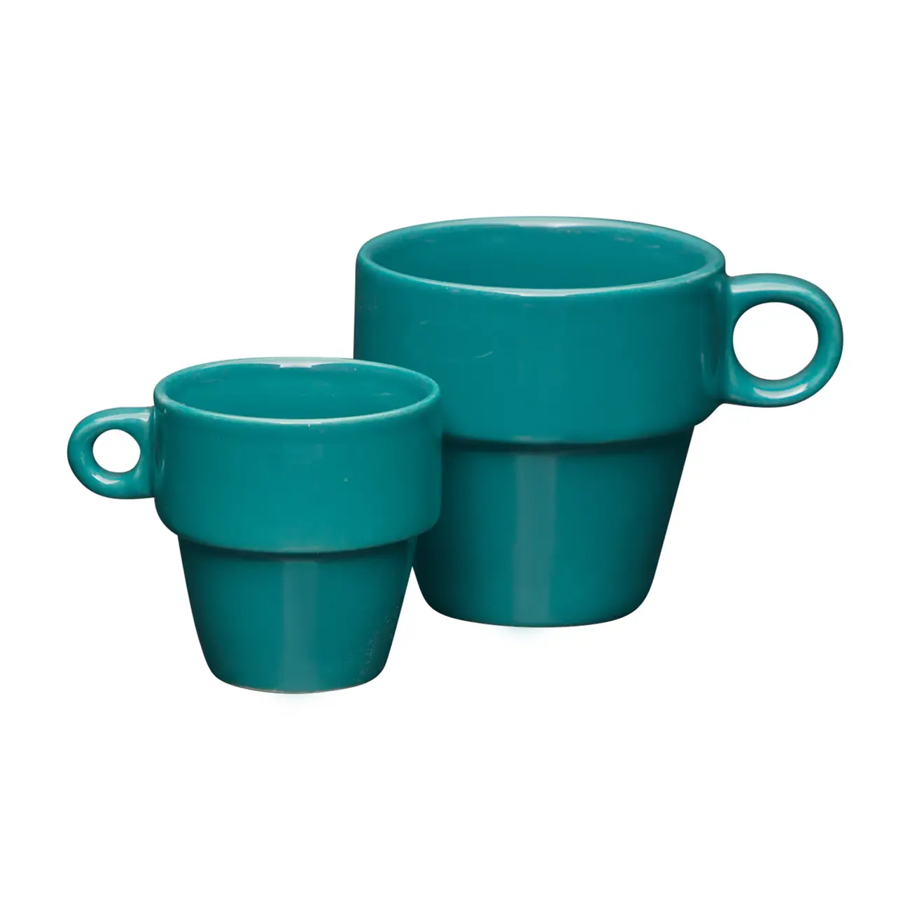 XÍCARA CAFÉ EMPILHÁVEL 90 ML STAK - VERDE ESCARAVELHO - Foto 6