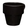 XÍCARA CHÁ EMPILHÁVEL 210 ML STAK - PRETO - Foto 4