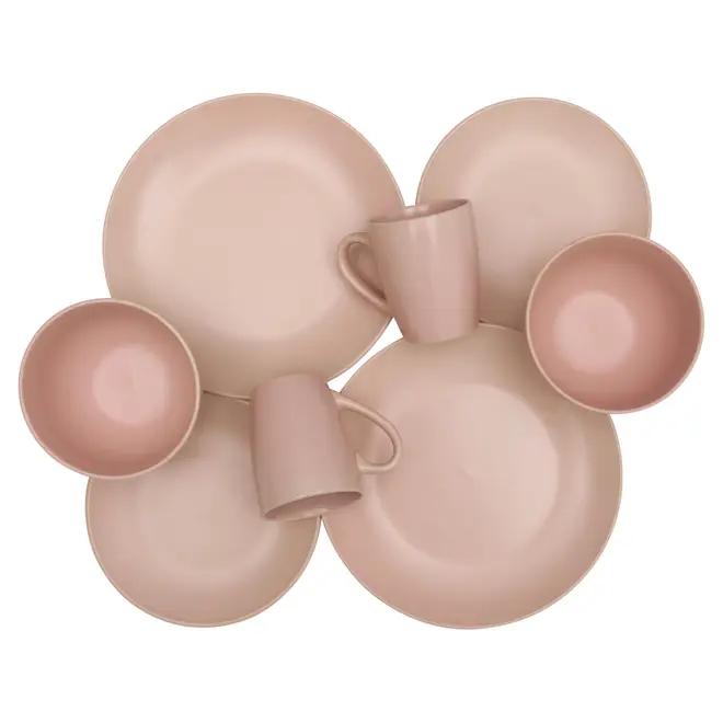 PRATO RASO 27 CM AIKA - QUARTZO ROSA - Foto 8