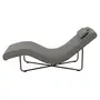 CHAISE LONGUE ALUA - CINZA/PRETO - Foto 3