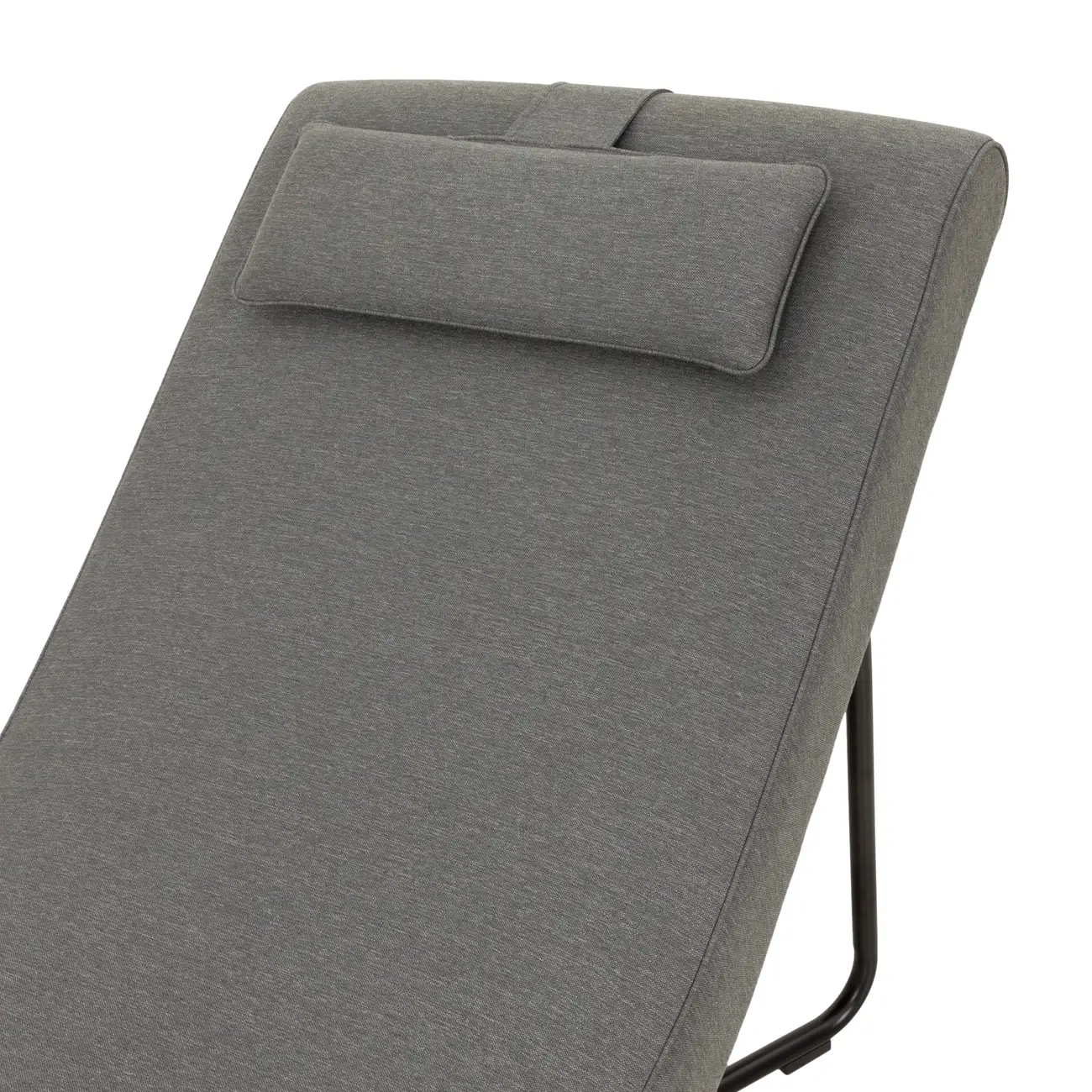 CHAISE LONGUE ALUA - CINZA/PRETO - Foto 4