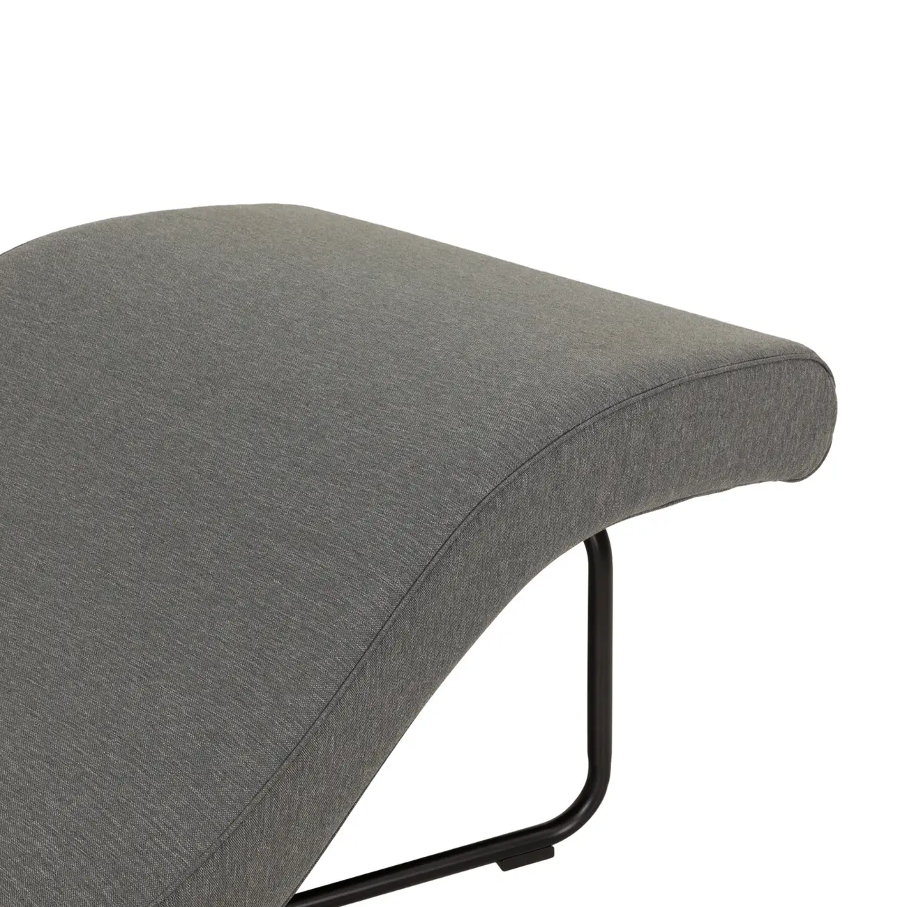 CHAISE LONGUE ALUA - CINZA/PRETO - Foto 5