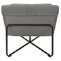 CHAISE LONGUE ALUA - CINZA/PRETO - Foto 6