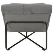CHAISE LONGUE ALUA - CINZA/PRETO - Foto 6