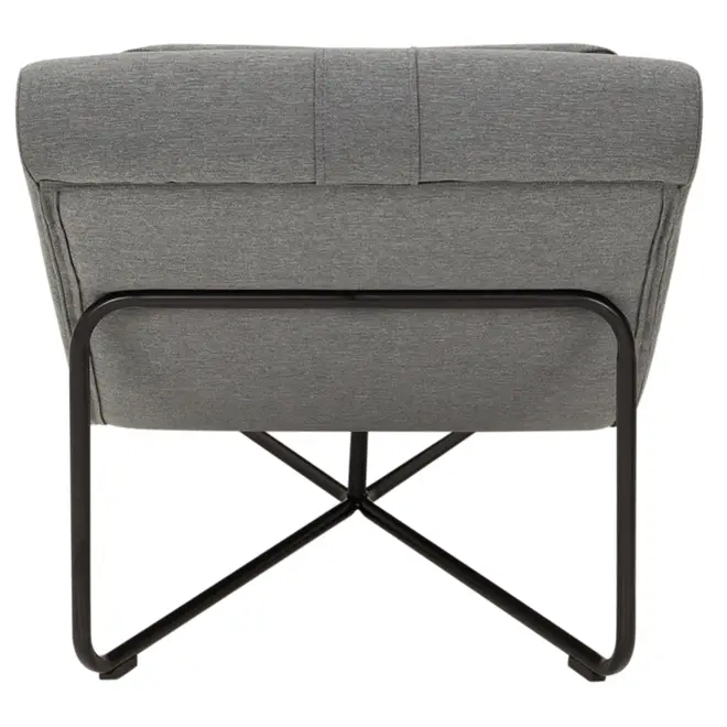 CHAISE LONGUE ALUA - CINZA/PRETO - Foto 6