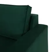 SOFÁ RETRÁTIL BIPARTIDO 3 LUGARES OLIDO - VERDE ESCURO - Foto 5