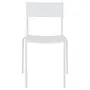 CADEIRA EMPILHÁVEL EASE - BRANCO/BRANCO - Foto 2