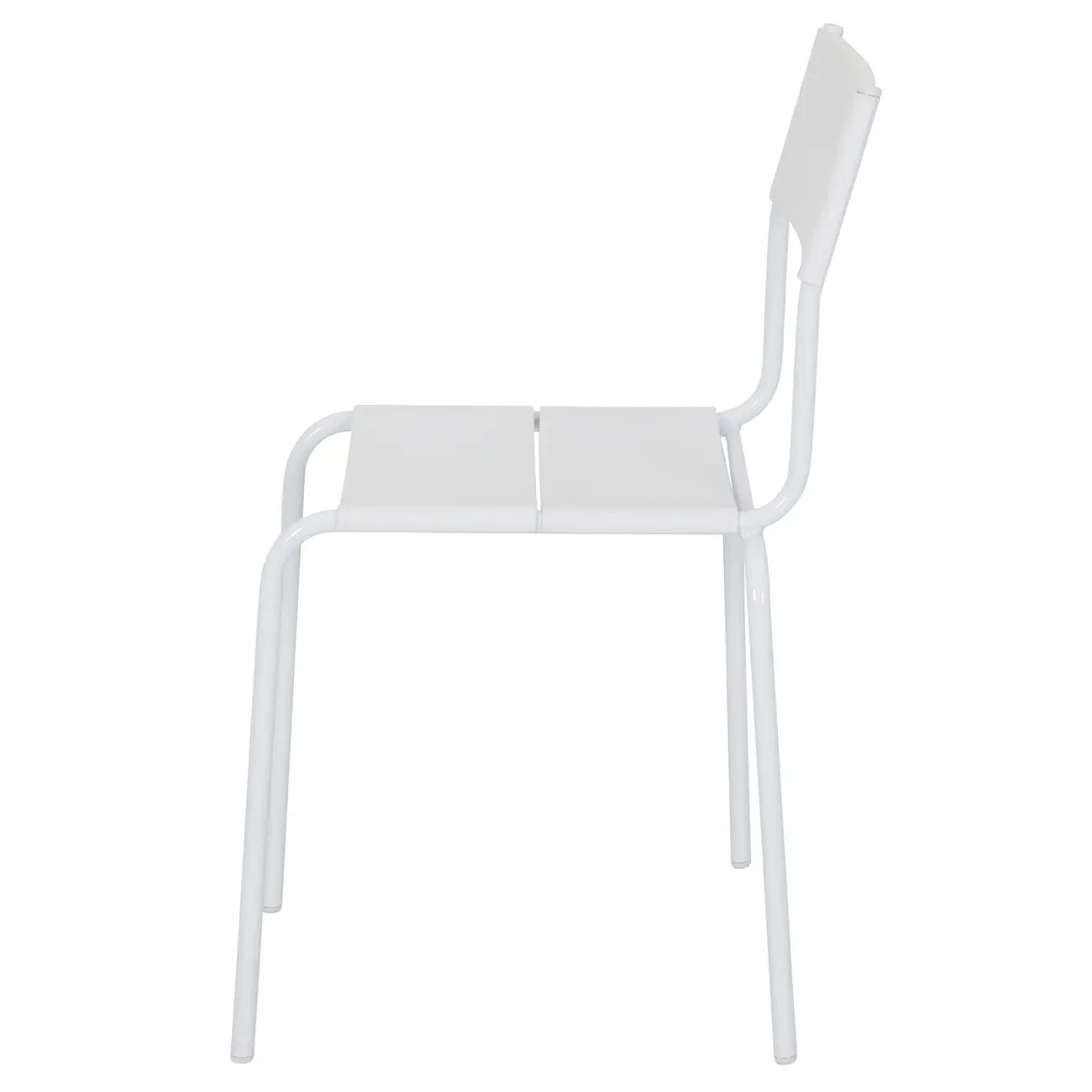 CADEIRA EMPILHÁVEL EASE - BRANCO/BRANCO - Foto 3