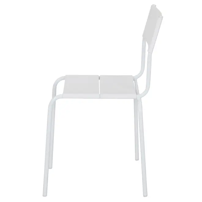 CADEIRA EMPILHÁVEL EASE - BRANCO/BRANCO - Foto 3