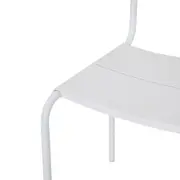 CADEIRA EMPILHÁVEL EASE - BRANCO/BRANCO - Foto 6