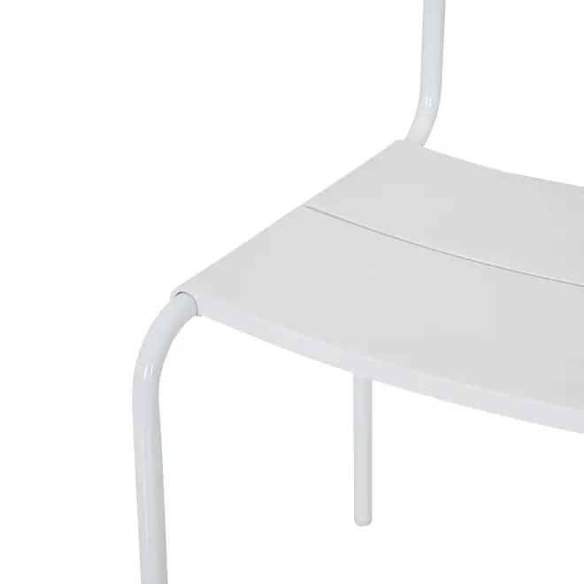 CADEIRA EMPILHÁVEL EASE - BRANCO/BRANCO - Foto 6