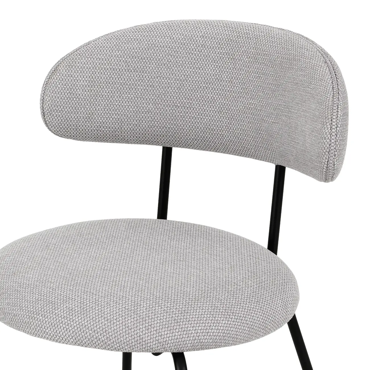 CADEIRA DISCUS - PRETO/CINZA - Foto 6