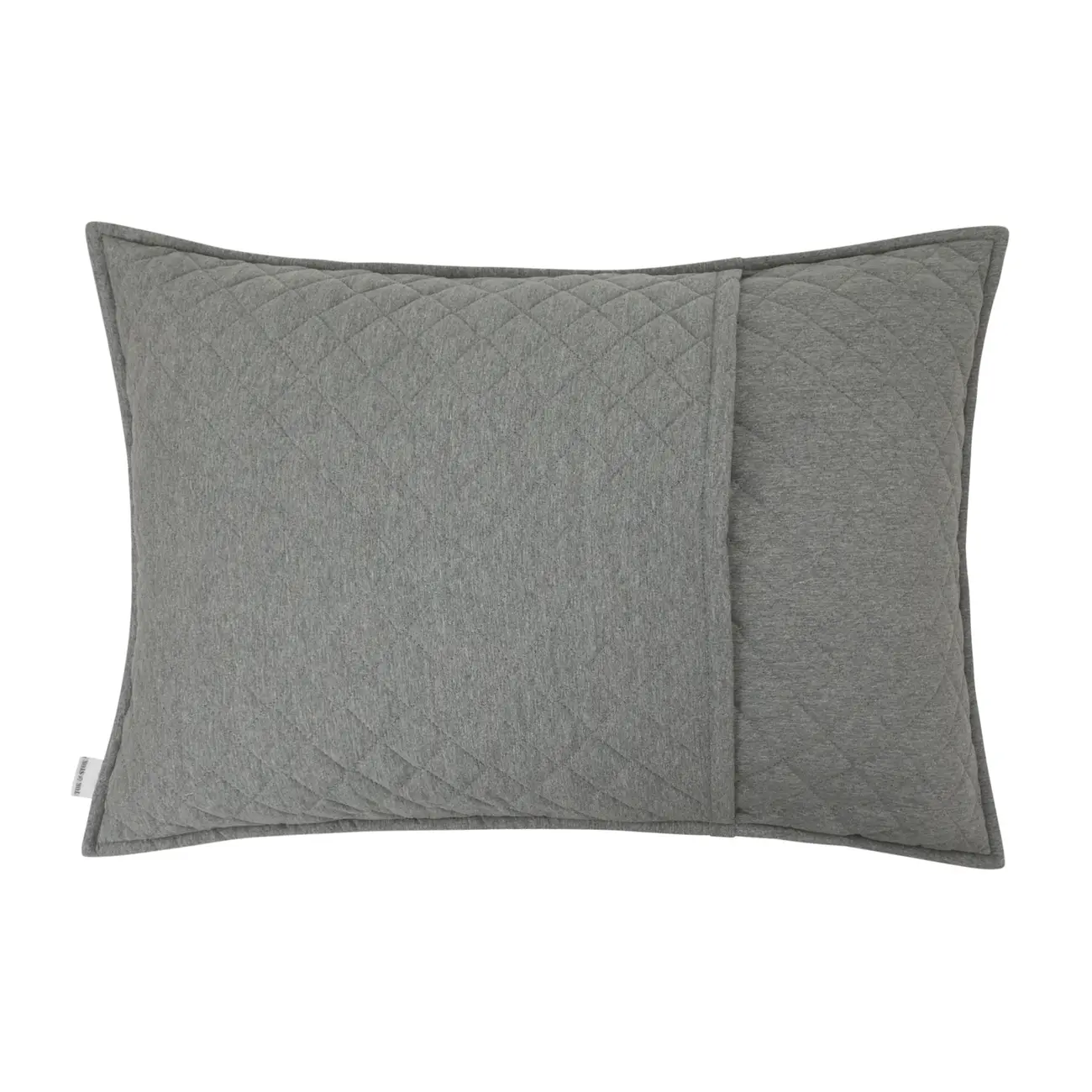 CAPA PARA TRAVESSEIRO 50 CM X 70 CM MEZCLA ECO - MESCLADO CINZA - Foto 2