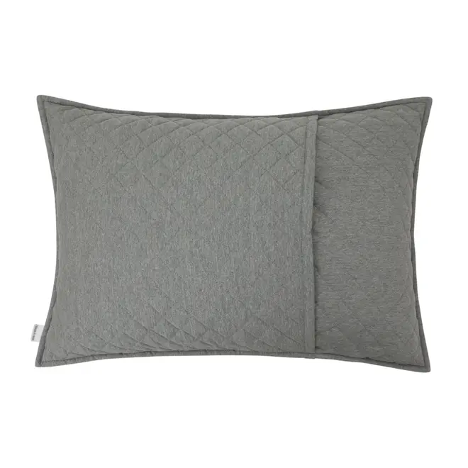 CAPA PARA TRAVESSEIRO 50 CM X 70 CM MEZCLA ECO - MESCLADO CINZA - Foto 2