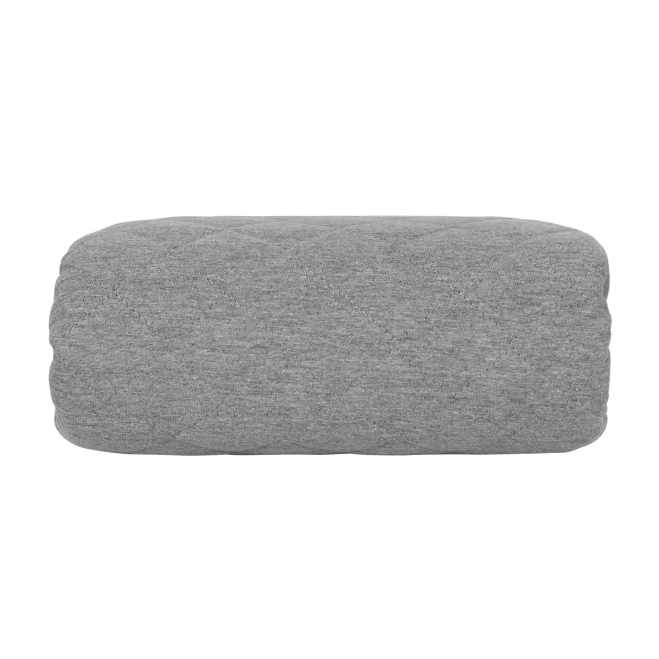 COLCHA DE SOLTEIRO COM ELÁSTICO 88 CM X 1,88 M X 20 CM MEZCLA ECO - MESCLADO CINZA - Foto 1