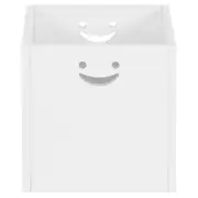 CAIXA ORGANIZADORA 30 CM X 30 CM X 30 CM PÉ COM PÉ - BRANCO - Foto 1
